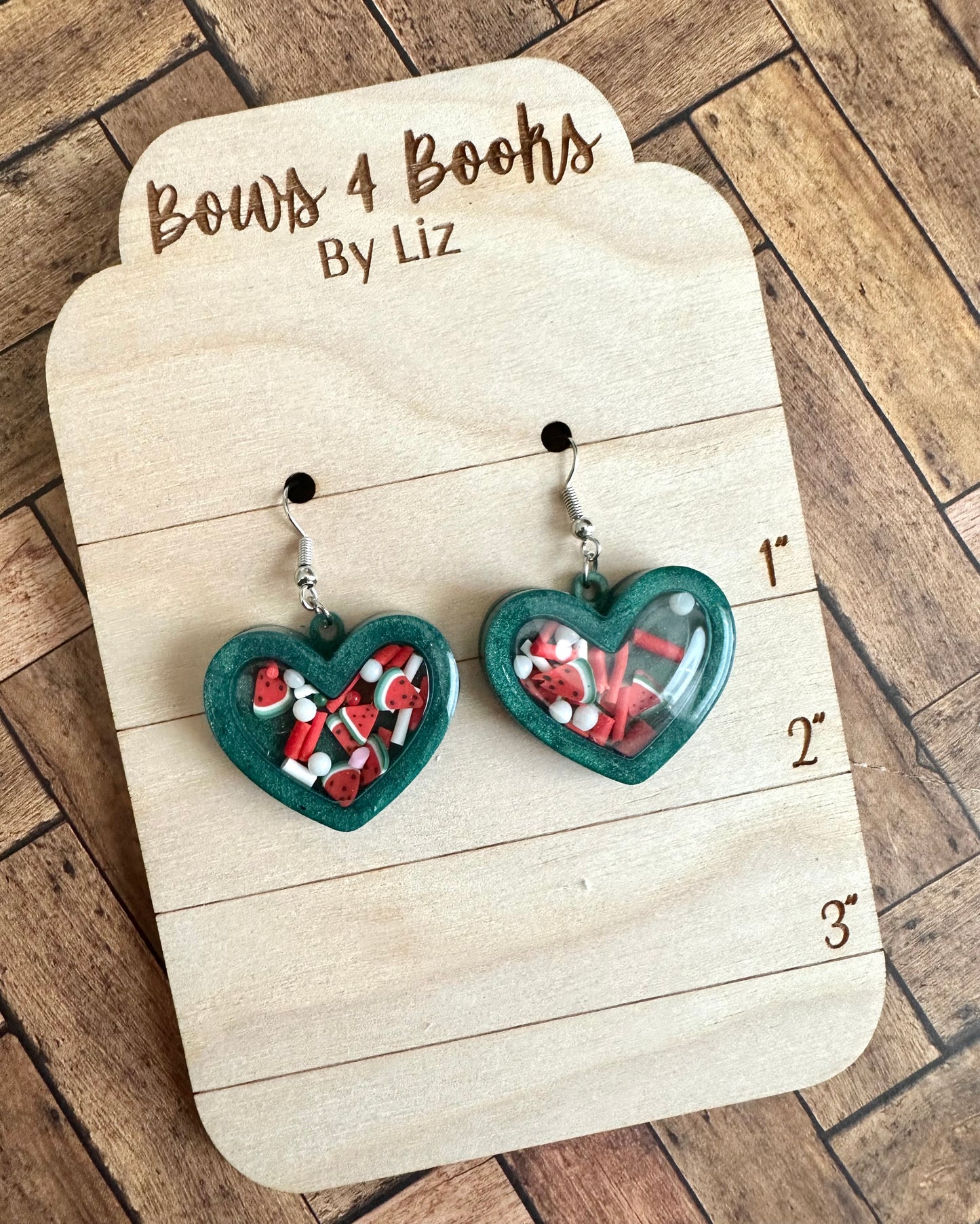 Watermelon earrings