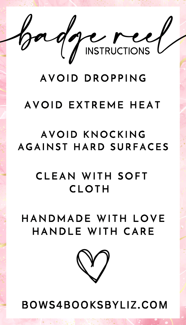 Girl Mouse badge reel