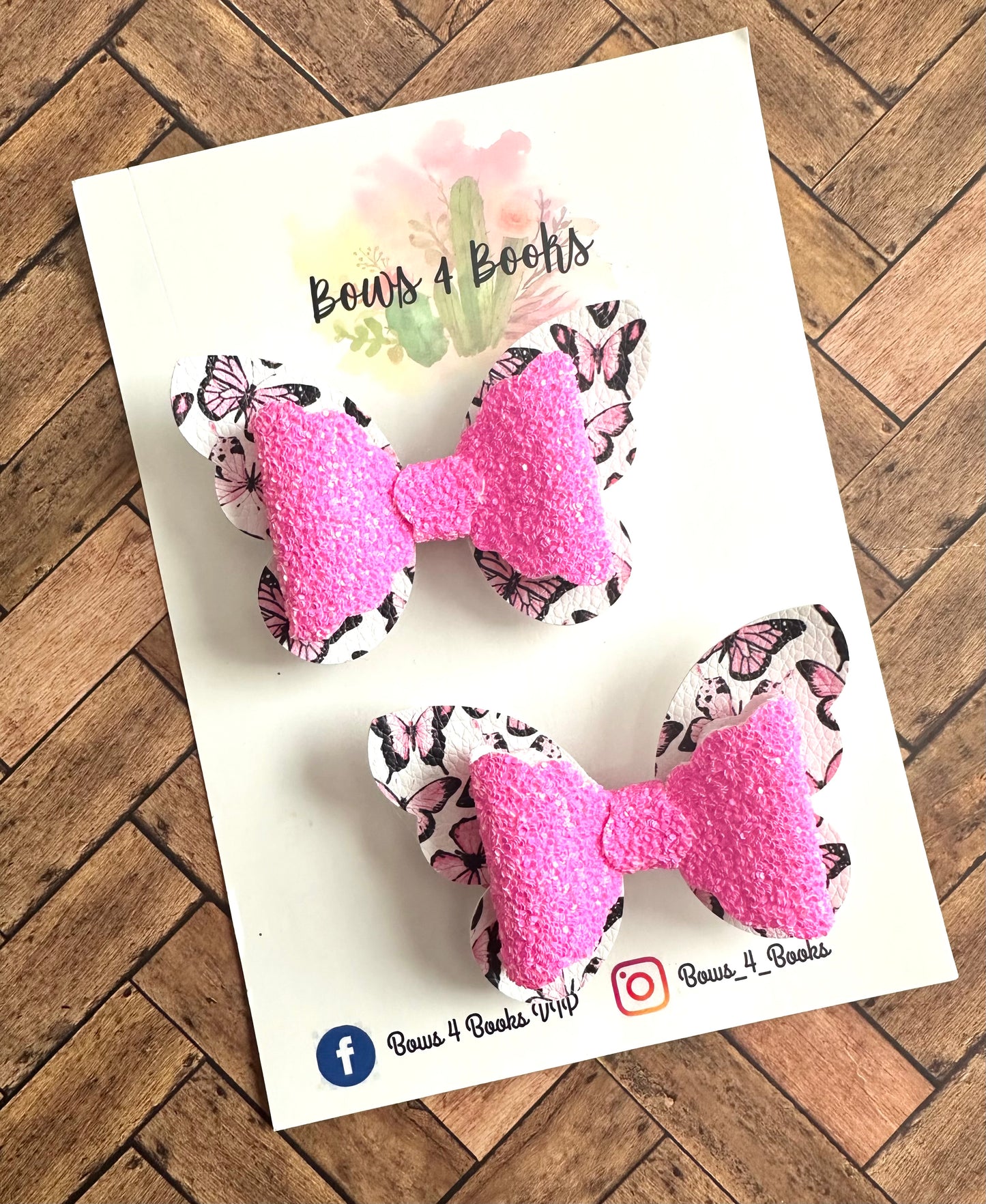 Pink Butterfly Piggies