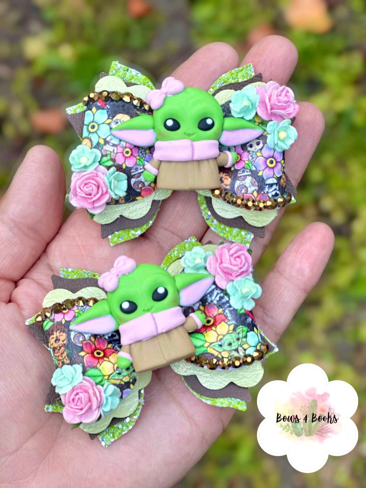 Green Alien pigtails