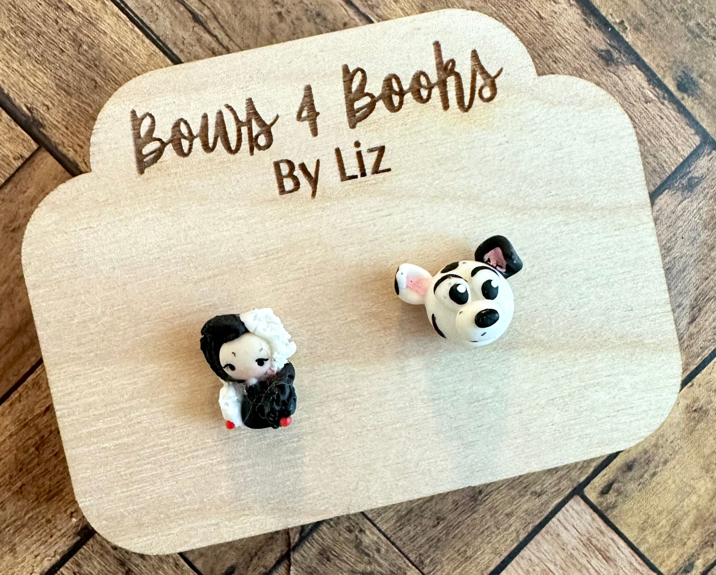 Dog Villain Clay Earrings