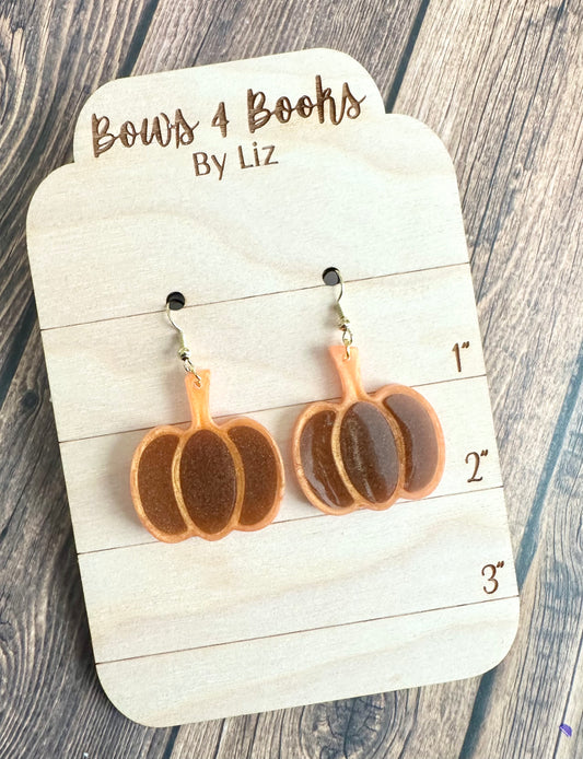 Pumpkin earrings