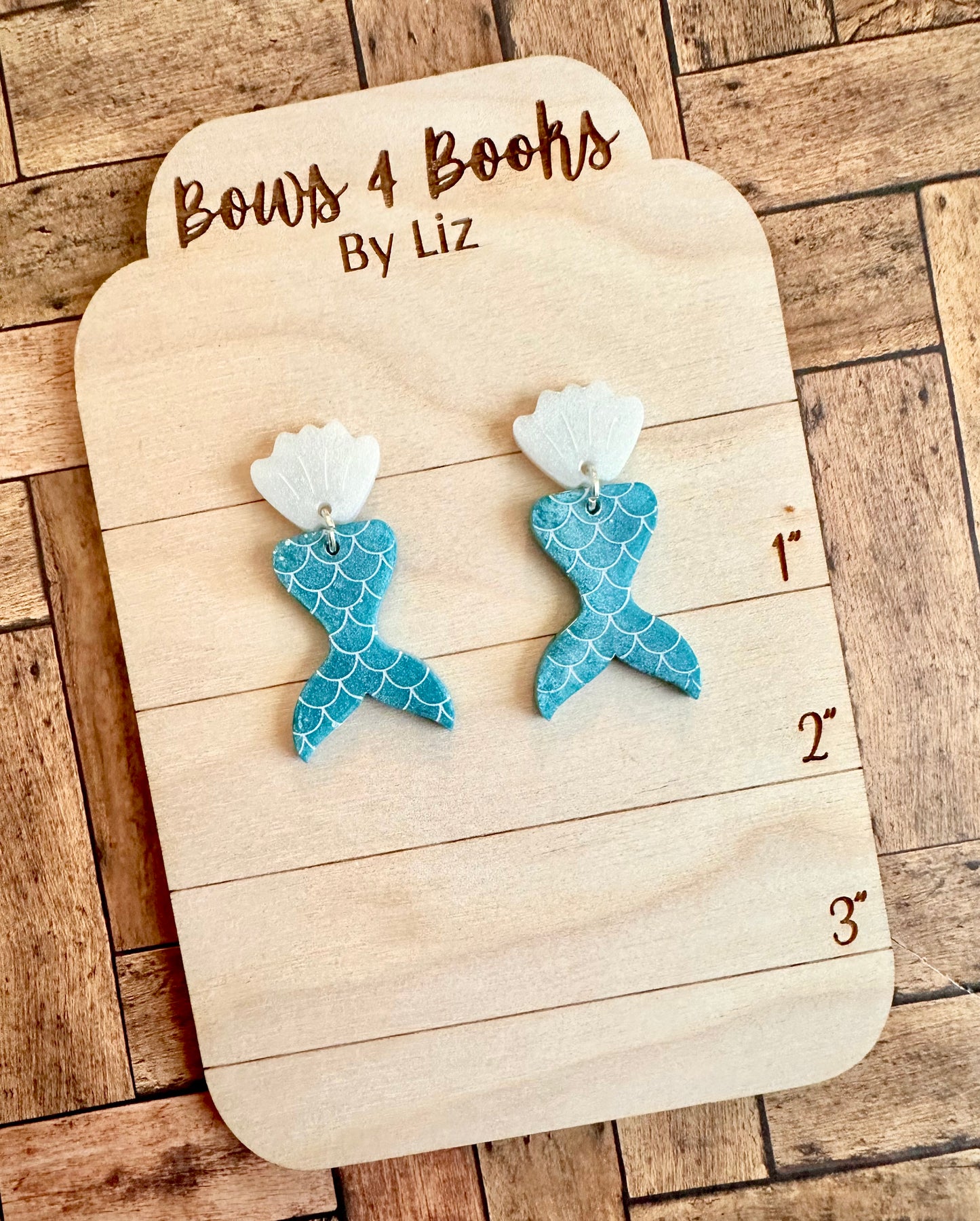 Blue Mermaid earrings