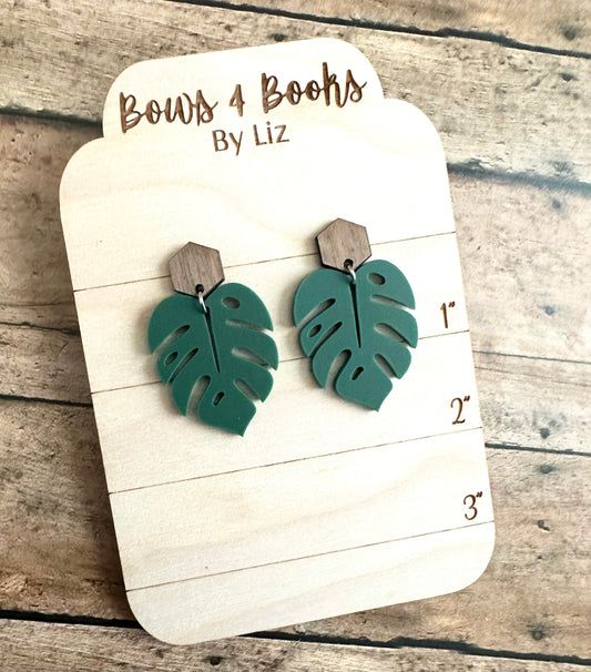 Palm tree earrings