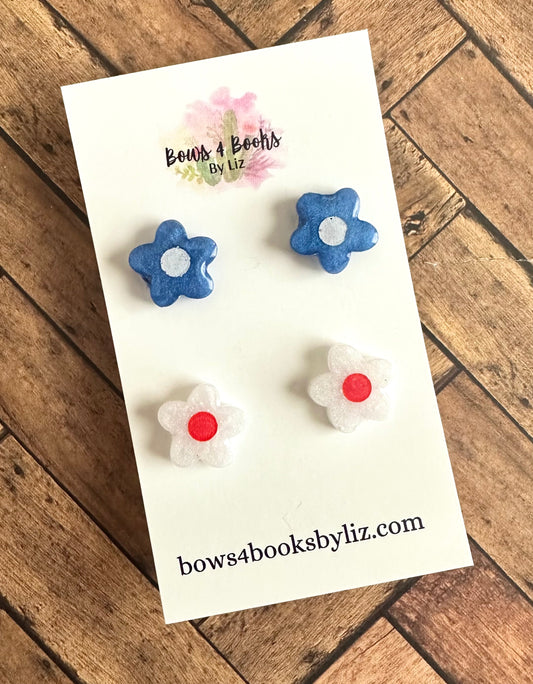 Flower studs Independents Day