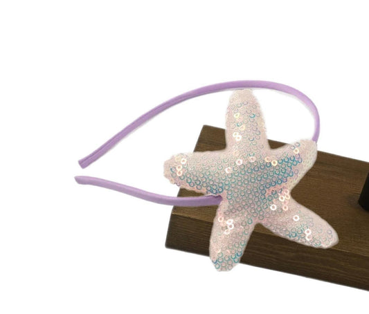 Star Fish Purple Head Band